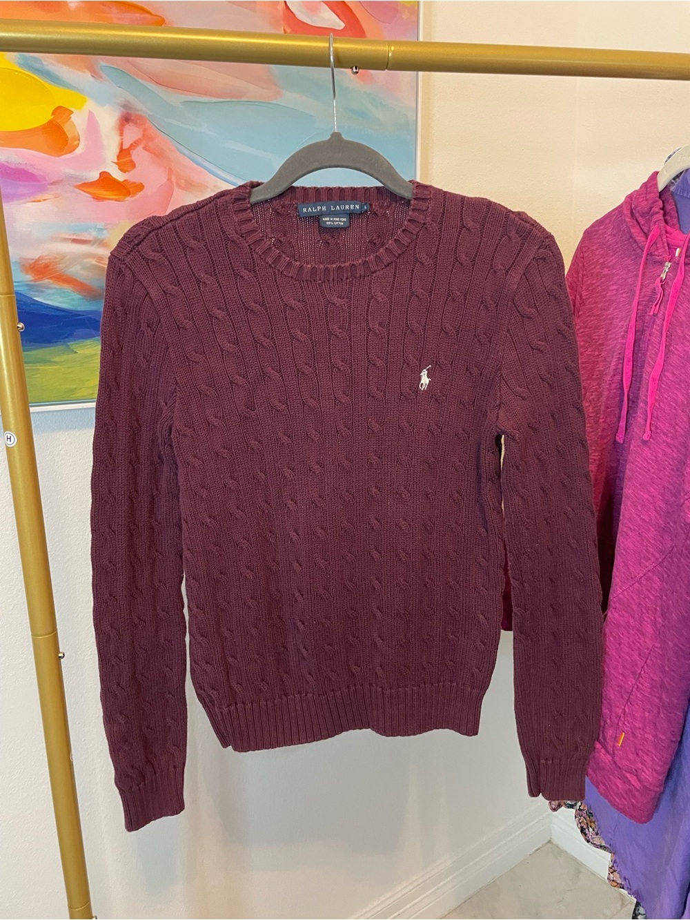 Ralph Lauren Wonens Knit Crewneck Sweater Large